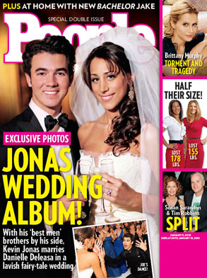 Kevin Jonas, Daniella Deleasa, people cover Kevin Jonas, Daniella Deleasa, people cover